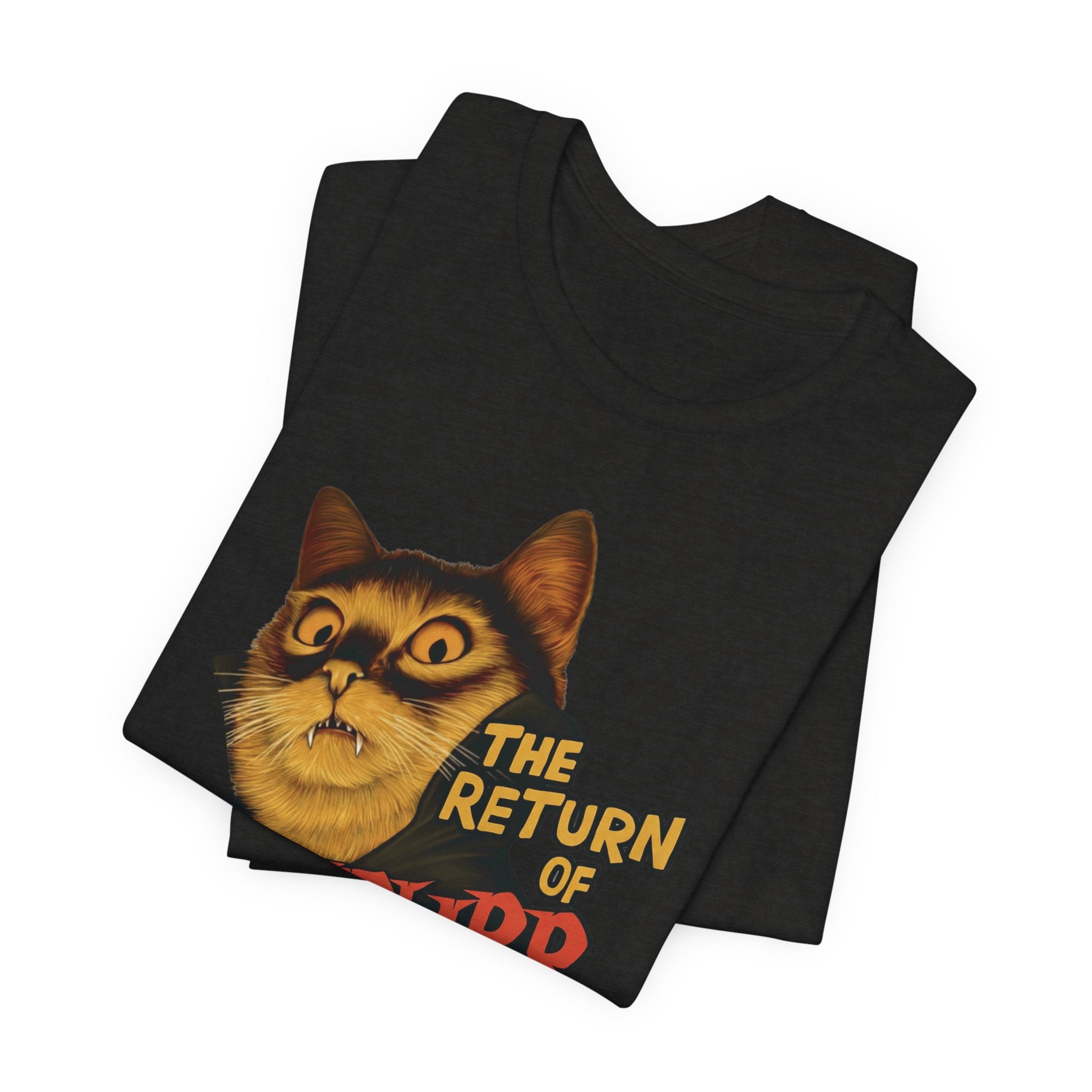 The Return of Vampurr | Retro Horror Cat Graphic Tee (Premium Unisex)