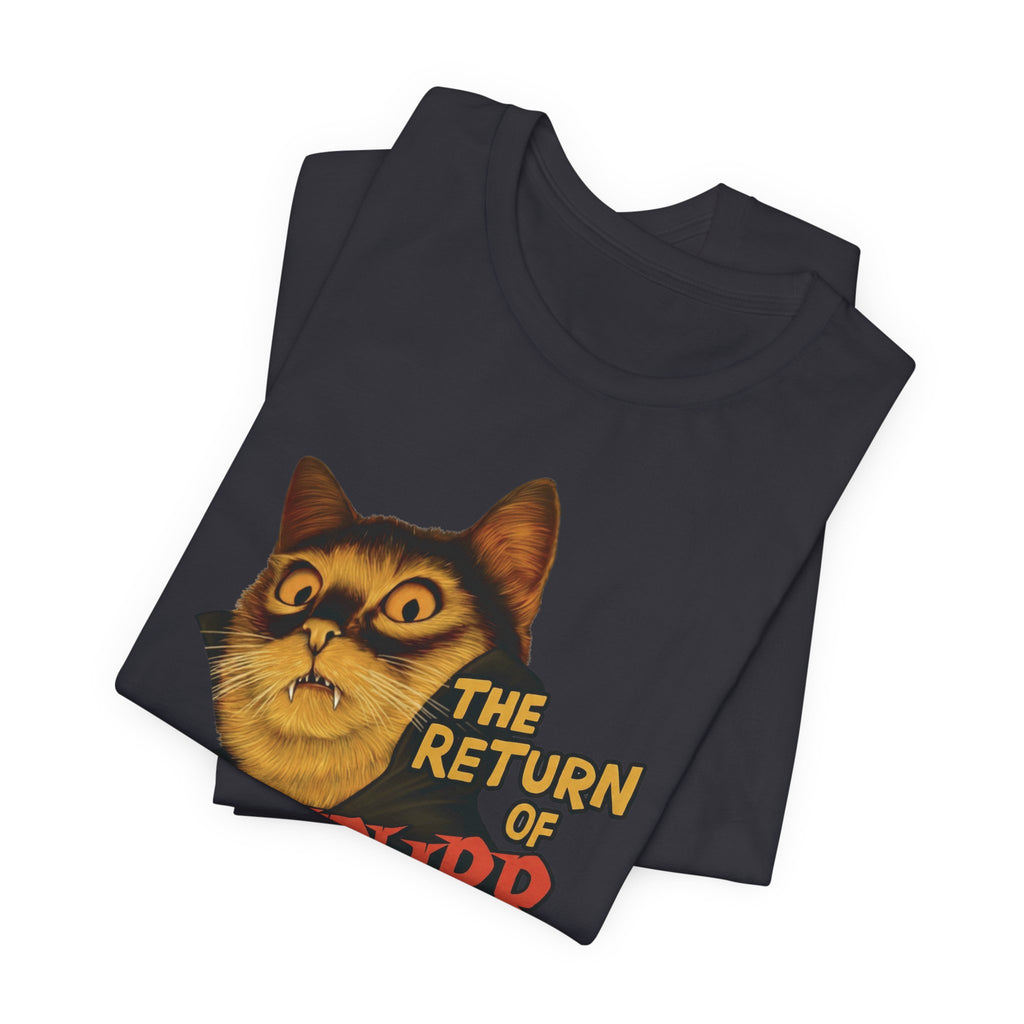 The Return of Vampurr | Retro Horror Cat Graphic Tee (Premium Unisex)